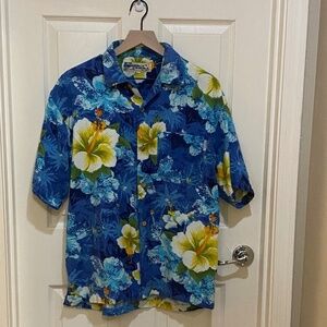 Vintage O'Neill-Men's Floral Hawaiian Shirt-Medium-Short Sleeve-Button up‎